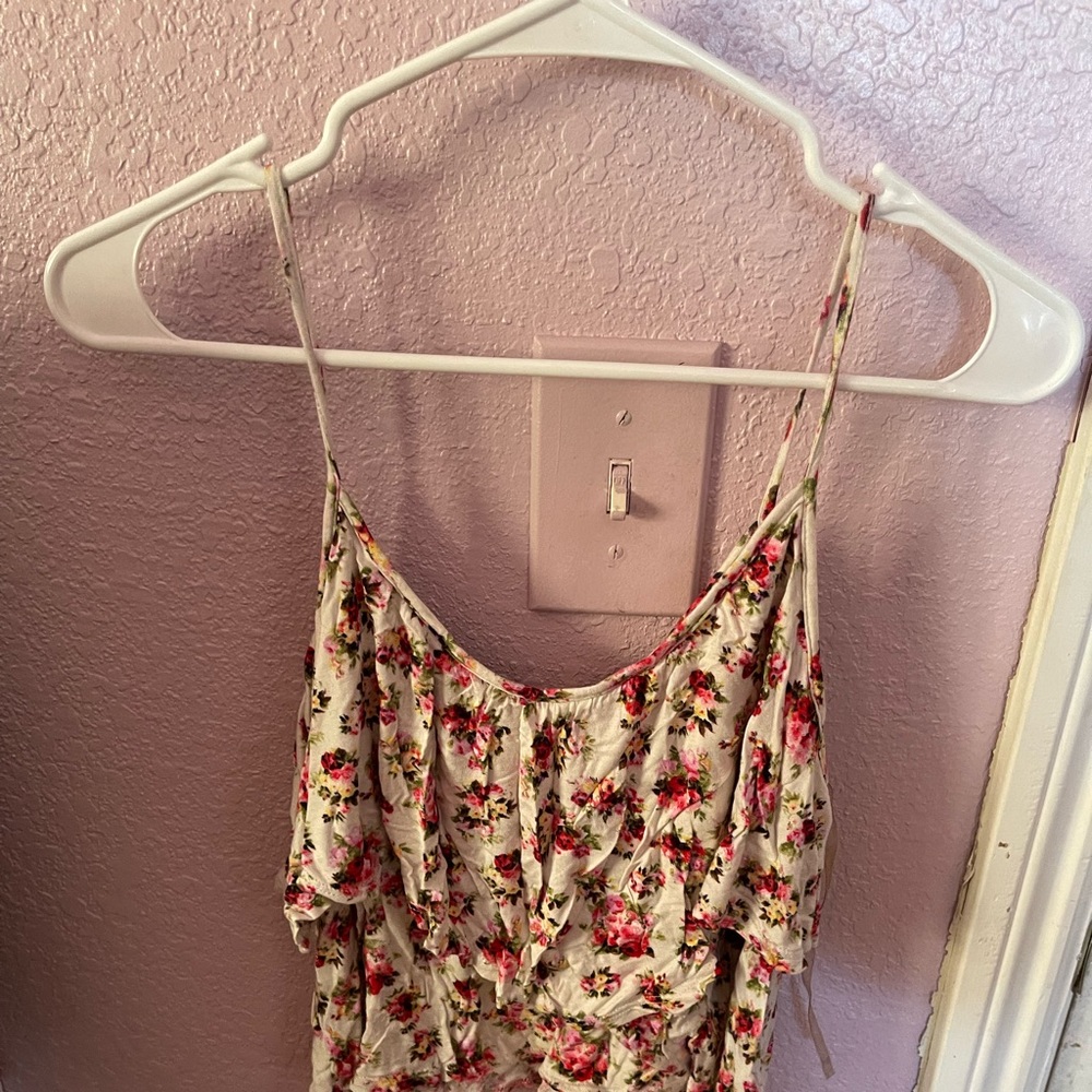 Floral crop top